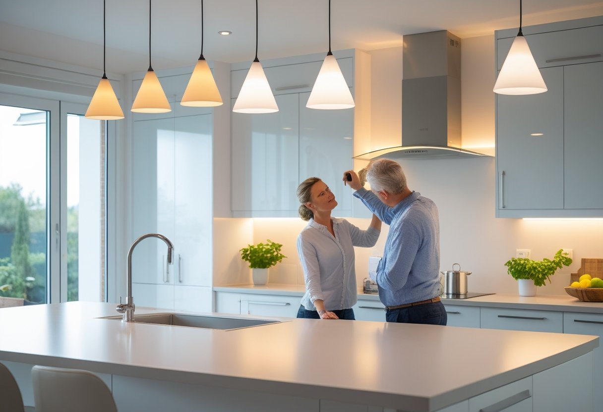 Sådan vælger du den perfekte belysning til dit køkkenbord